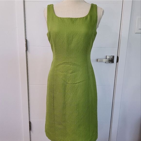 Armani Collezioni Dresses & Skirts - Armani Collezioni Women's Bodycon Olive Green Dress Size 6